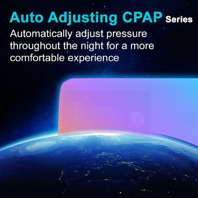 Auto Adjusting CPAP(Automatically adjust pressure throughout the night for a more comfortable experience)
