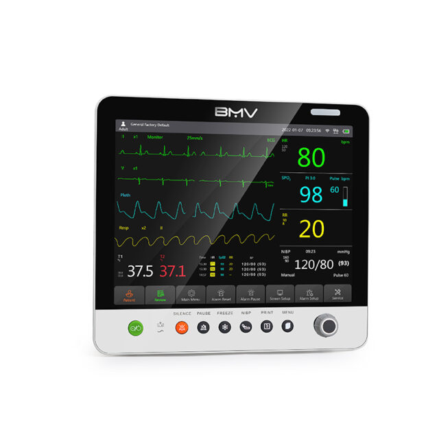 VueSign™ BMO310 15″ Multi-Parameter Compact ECG Patient Monitor